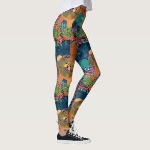 SNIPPETS- large pattern - Chow leggings