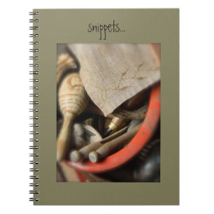 "Snippets" notebook from Notforgotten Farm