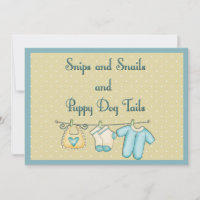 Snips Snails Puppy Dog Tails Baby Shower By Mail