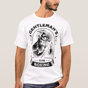 #snirt Gentleman's Boxing Club Retro With Box Boxe T-Shirt
