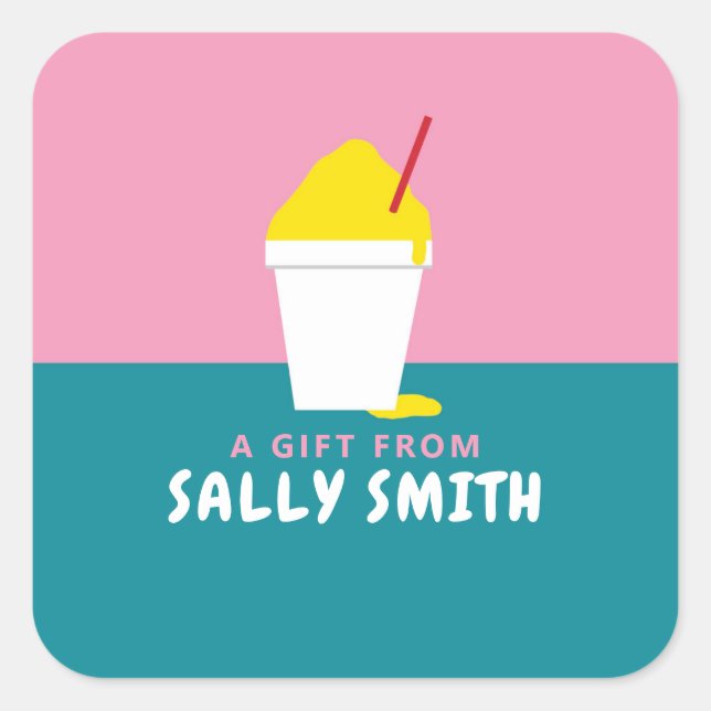 SNOBALL SQUARE STICKER (Front)