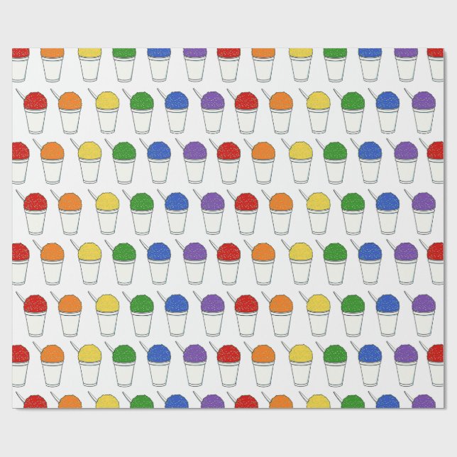 Snoball Wrapping Paper (Flat)