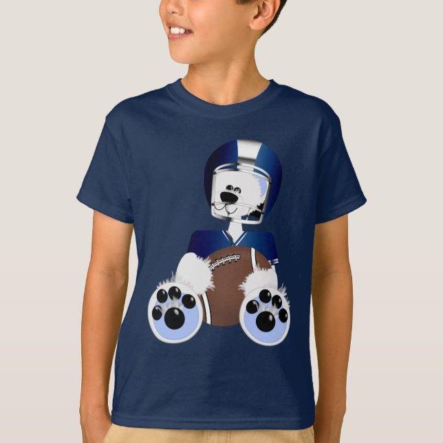 SnoBluebearies Football Tee (Front)