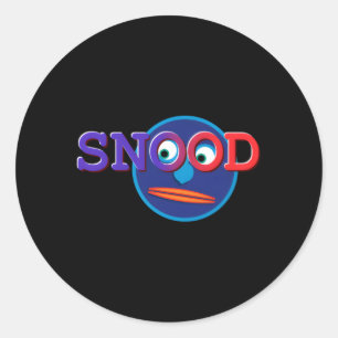 Snood Official Snood Classic Round Sticker
