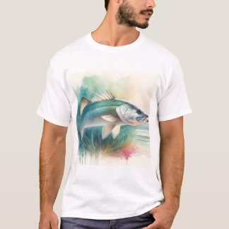 Snook 100924AREF118 - Watercolor T-Shirt
