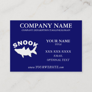 SNOOK FISHING ENTHUSIAST - Business Card Template