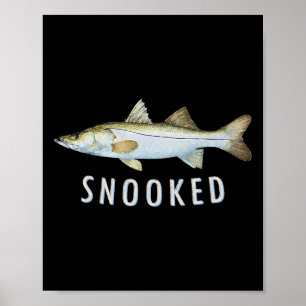 Snook Fishing Saltwater Inshore Common Snook Fish  Poster