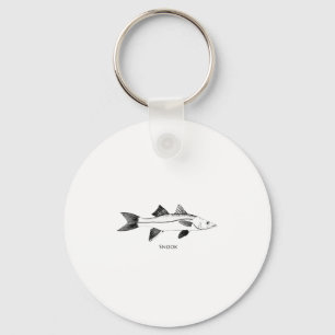Snook Line Art Logo Key Ring