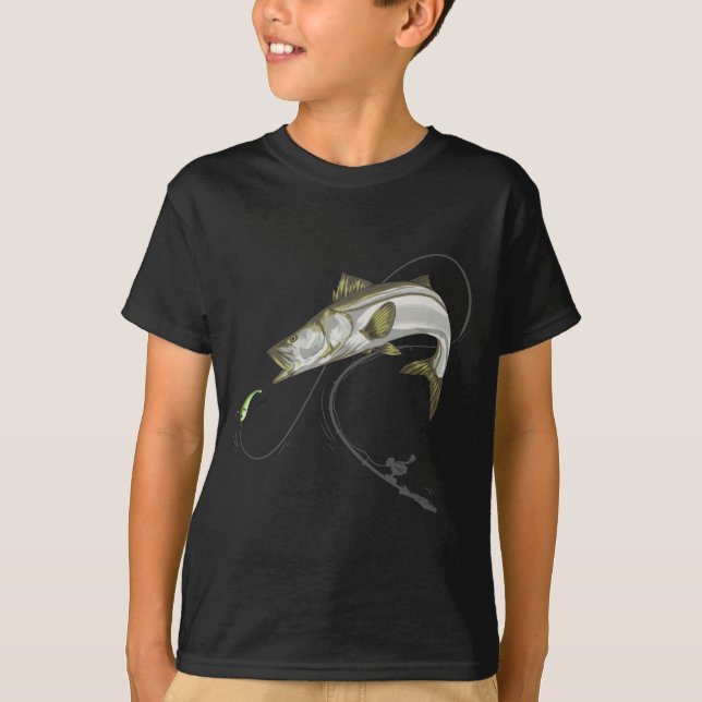 Snook robalo sergeant fish linesider seifffish T-Shirt (Front)