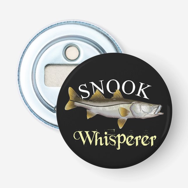 Snook Whisperer Dark Bottle Opener (Front)