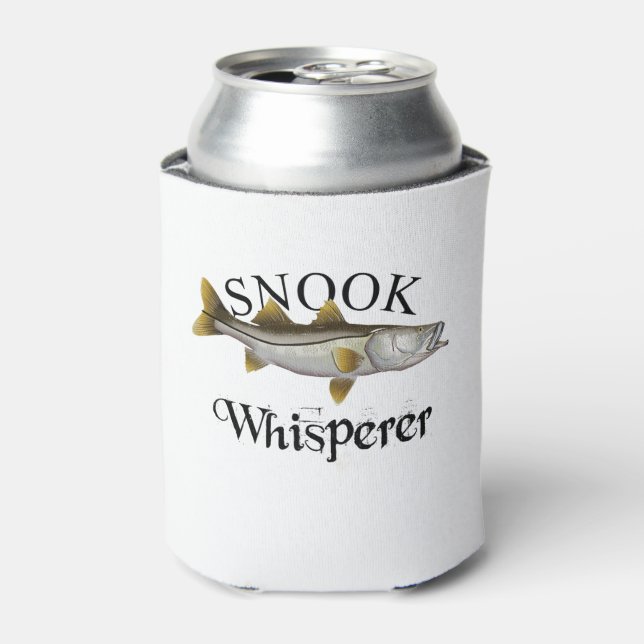 Snook Whisperer Light Can Cooler (Can Front)