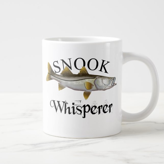 Snook Whisperer Light Large Coffee Mug (Right)