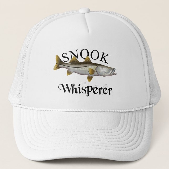 Snook Whisperer Light Trucker Hat (Front)