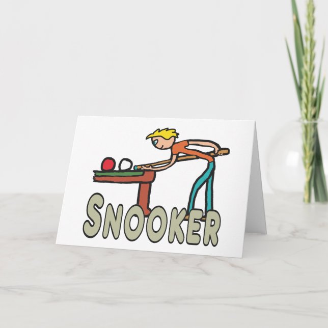 Snooker Card (Front)