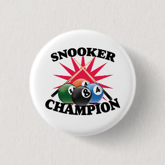 Snooker Champion 3 Cm Round Badge