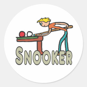 Snooker Classic Round Sticker