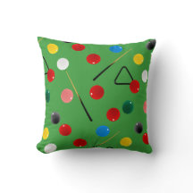 Snooker Cues, Balls and Triangles. Fun Billiards