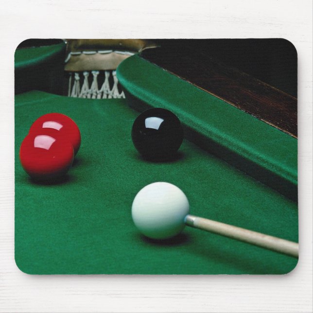 Snooker equipment mouse mat (Front)