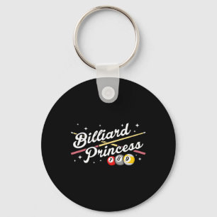 Snooker Game Billiard Princess Pool Players Billia Key Ring