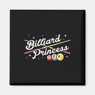 Snooker Game Billiard Princess Pool Players Billia Magnet