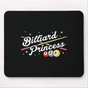 Snooker Game Billiard Princess Pool Players Billia Mouse Mat