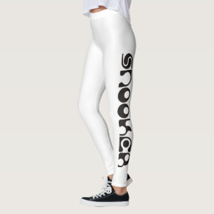SNOOKER modern font + your ideas Leggings