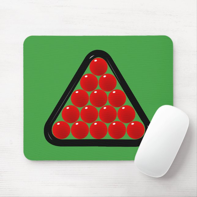 Snooker Player Mouse Mat (With Mouse)