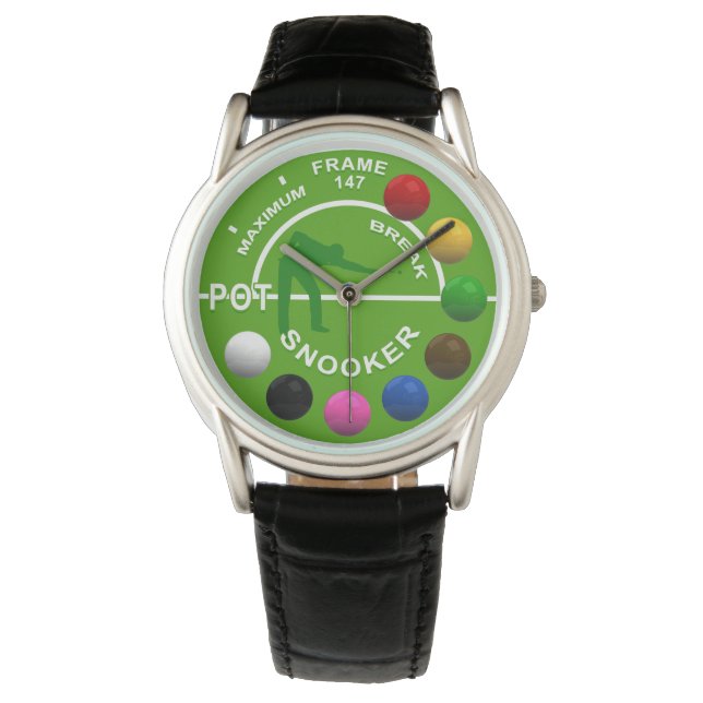 Snooker Players Maximum Break Watch (Front)