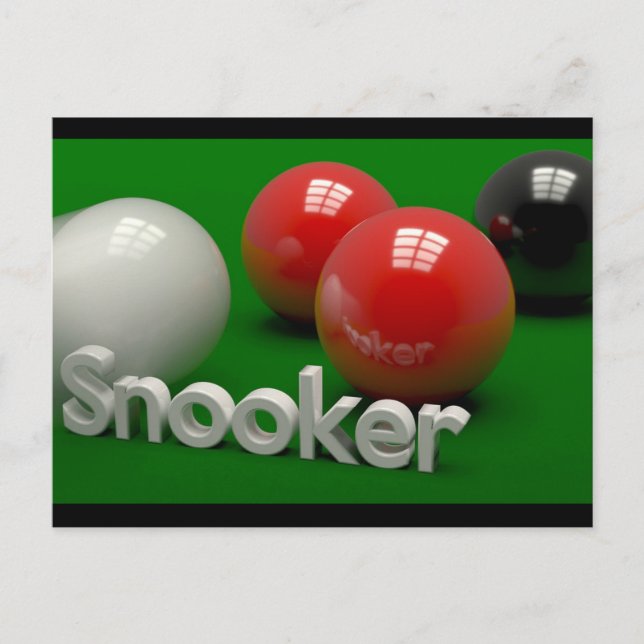 Snooker Postcard (Front)