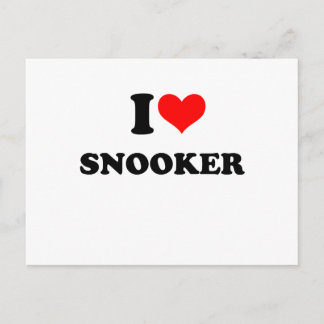 snooker postcard