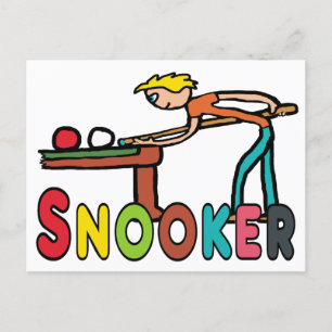 Snooker Postcard
