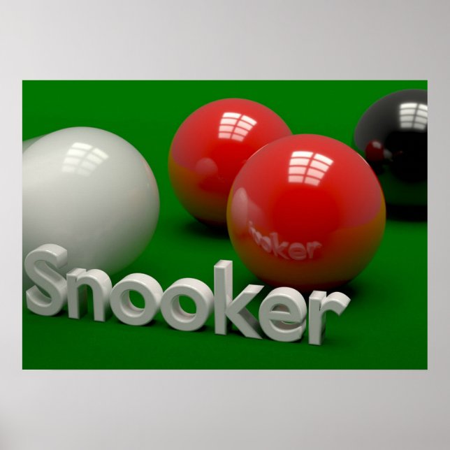 Snooker Poster (Front)