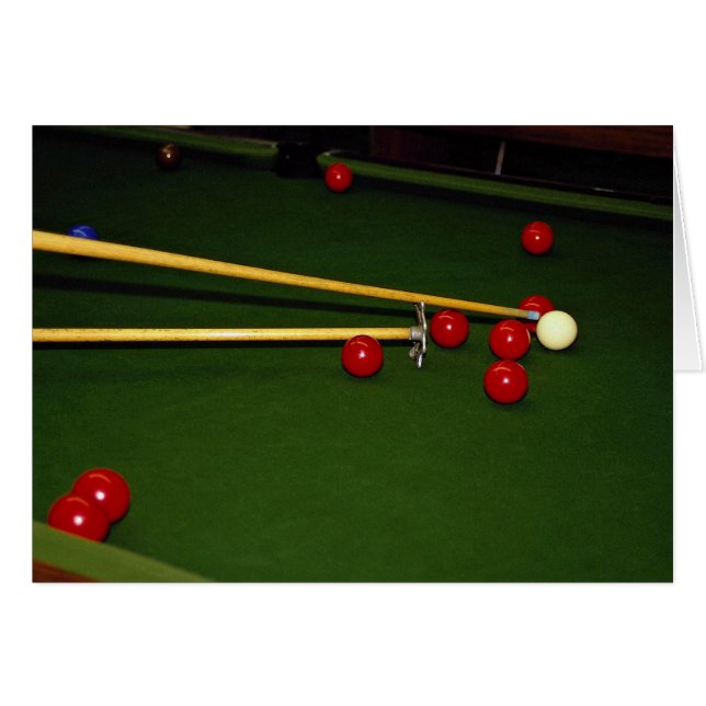 Snooker shot (Front Horizontal)