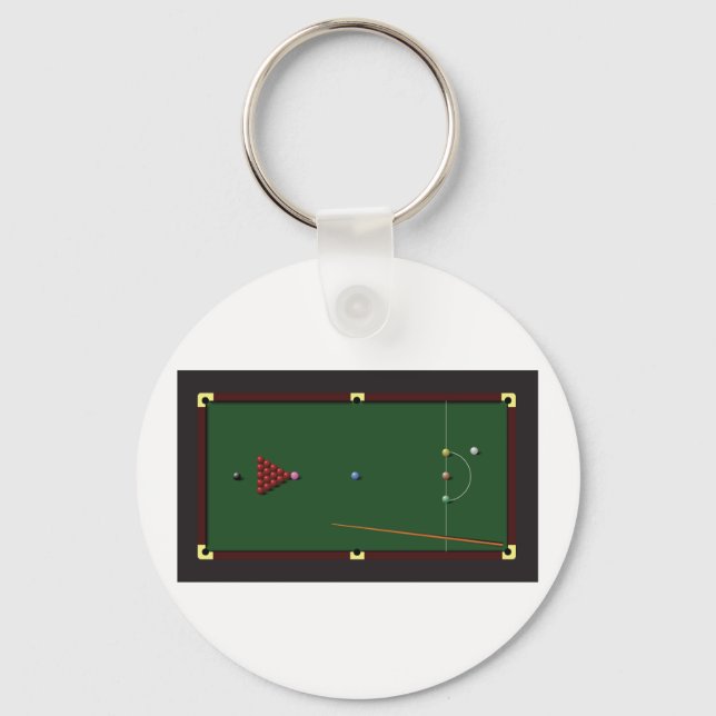 Snooker Table Keychain (Front)