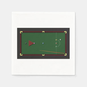 Snooker Table Paper Napkins