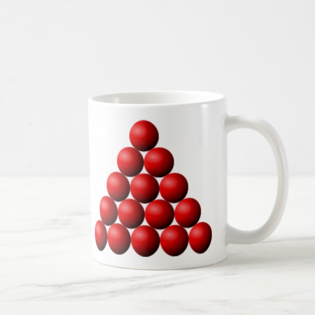 Snooker Triangle Coffee Mug (Right)