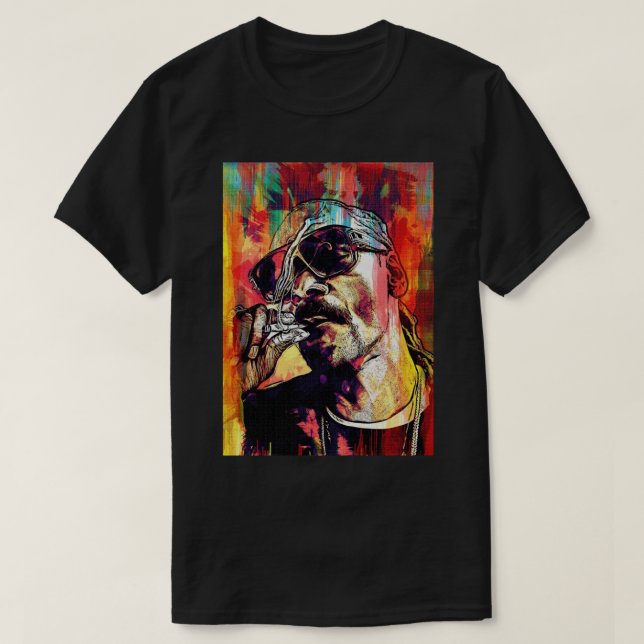 Snoop Dogg Acrylic T-Shirt (Design Front)