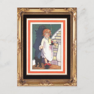 Snooping Halloween Postcard