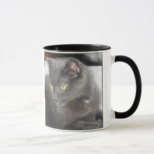 Snoops Cat in Deep Thought Mug