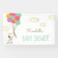 Snoopy and Balloons Baby Shower