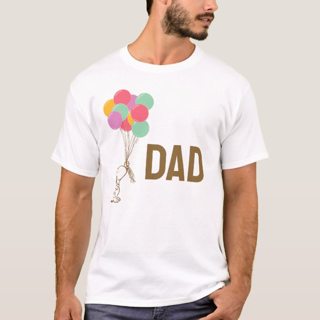 Snoopy and Balloons | I'm The Dad T-Shirt (Front)