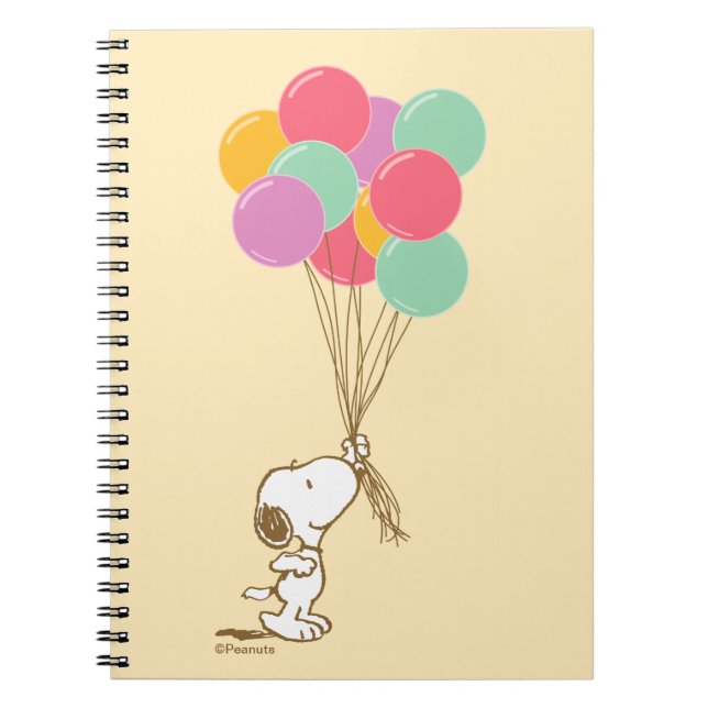 Snoopy and Balloons Notebook (Front)