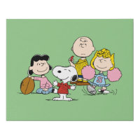 Snoopy and the Gang Play Football