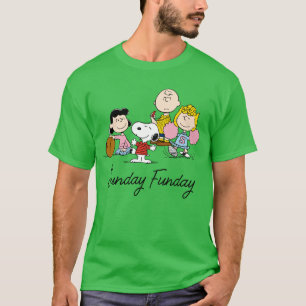 Snoopy and the Gang Play Football T-Shirt