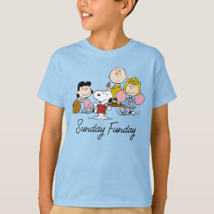 Snoopy and the Gang Play Football T-Shirt