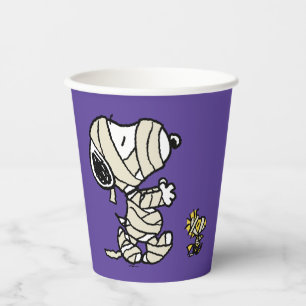 Snoopy and Woodstock Mummies Paper Cups