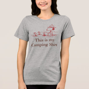 Snoopy Beagle Scout - All Good in the Woods Tri-Blend Shirt
