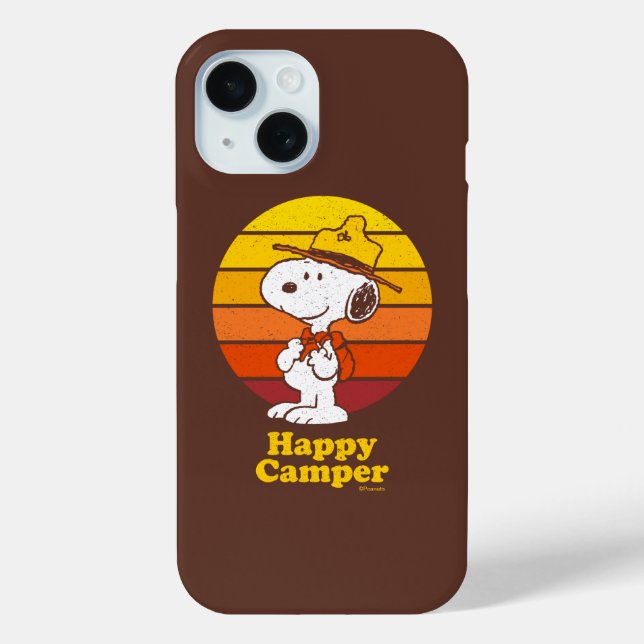 Snoopy | Beagle Scout - Happy Camper Case-Mate iPhone Case (Back)