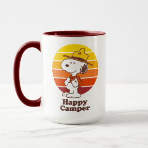 Snoopy   Beagle Scout - Happy Camper Mug