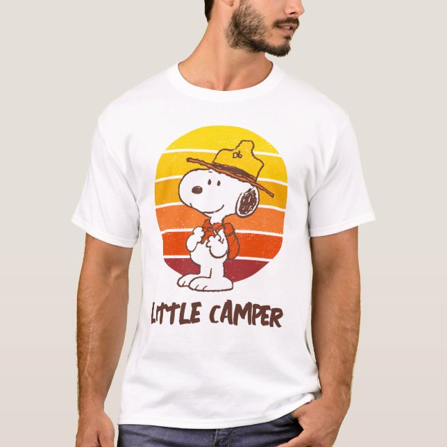 Snoopy | Beagle Scout - Happy Camper T-Shirt (Front)